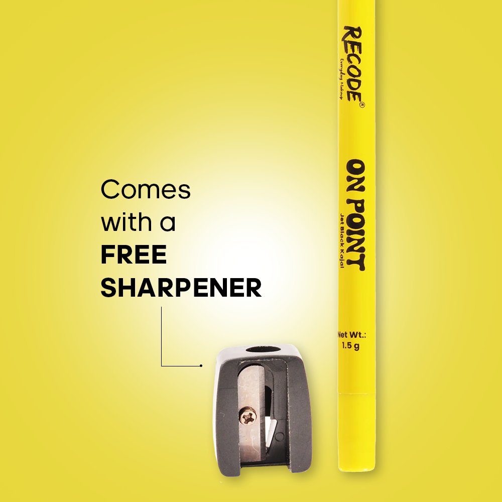 Recode On-Point Kajal With Sharpener — Black