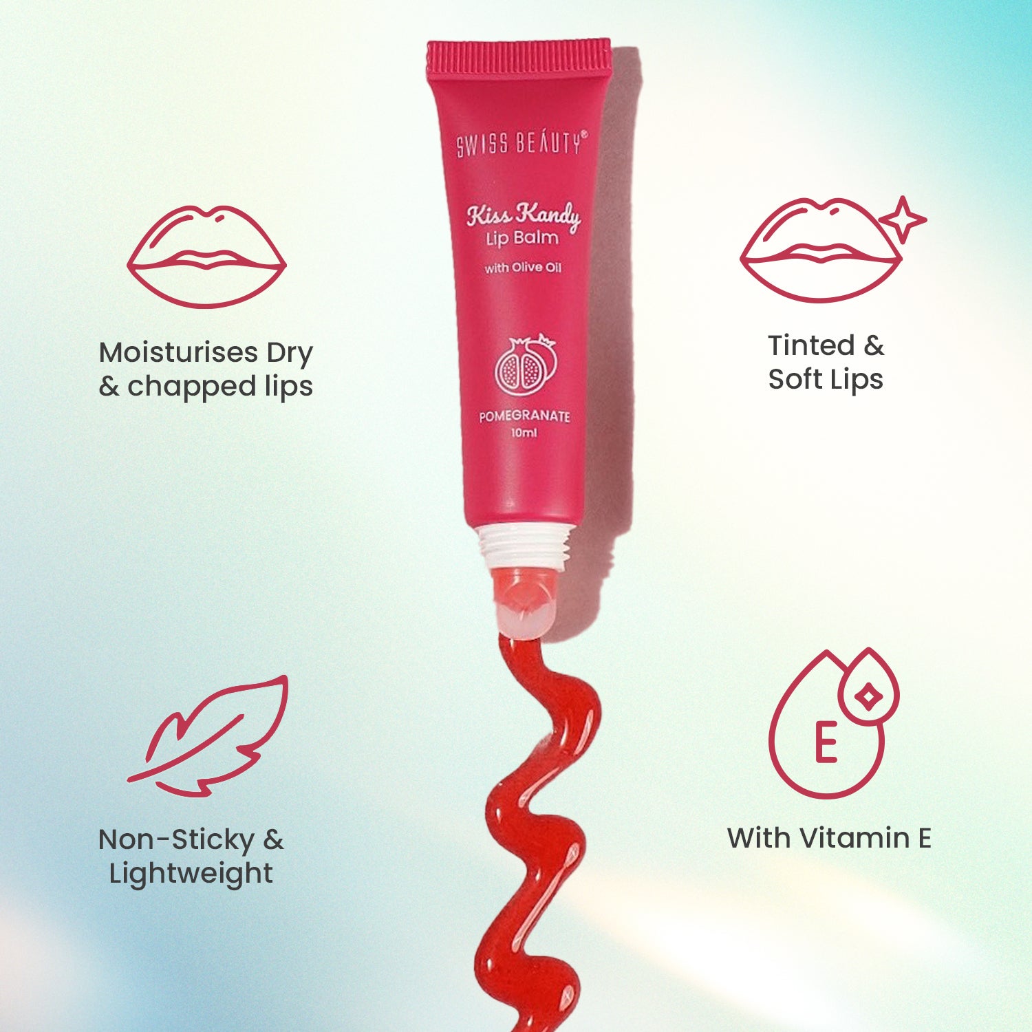 Kiss Kandy Lip Balm — 01 Peach