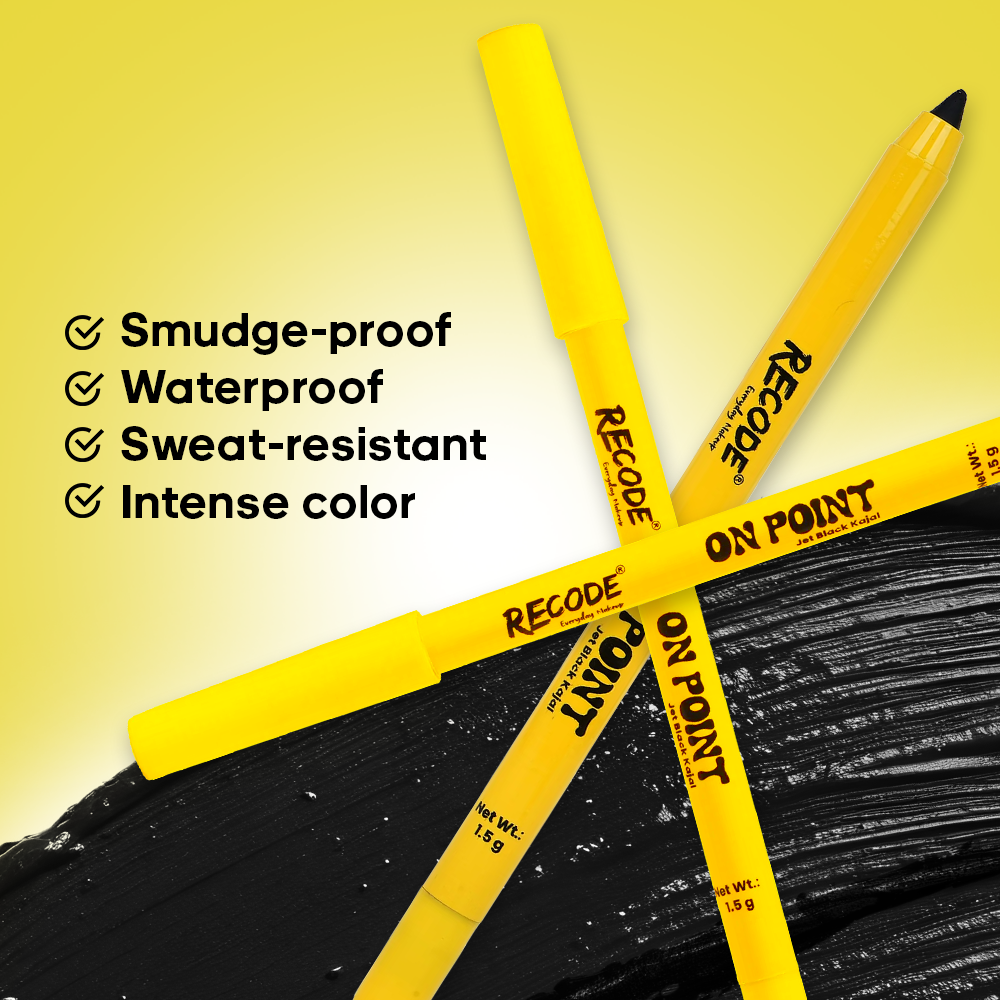 Recode On-Point Kajal With Sharpener — Black