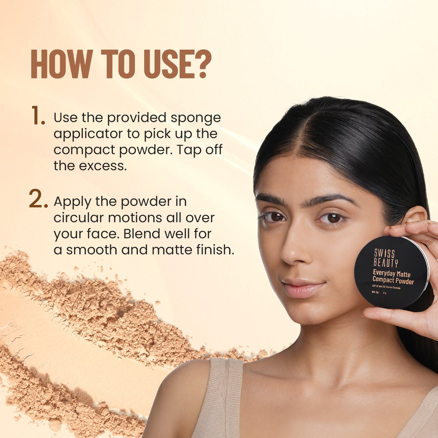 Everyday Matte Compact Powder — 01 Ivory