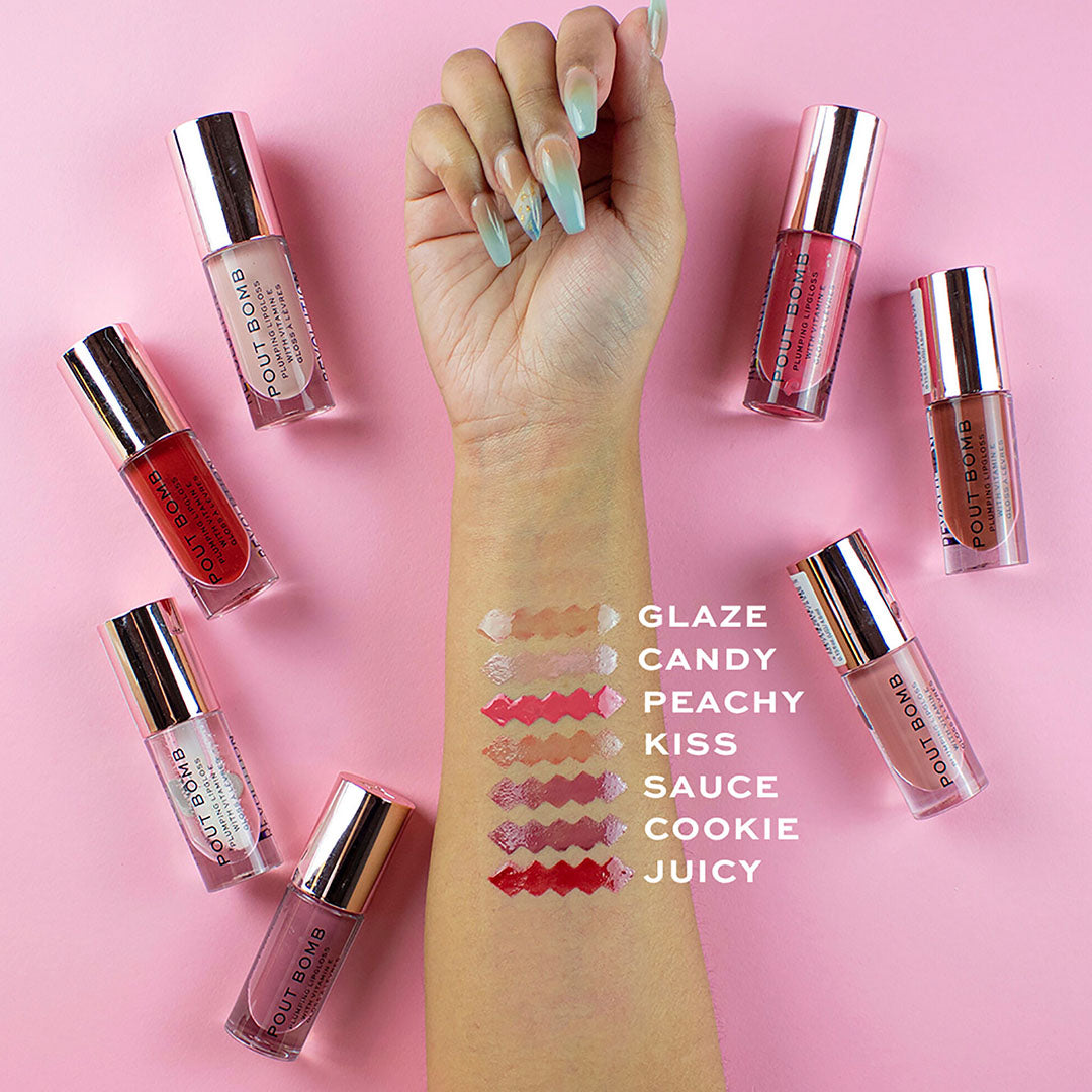 Pout Bomb Plumping Lip Gloss — Gloss Glaze Clear