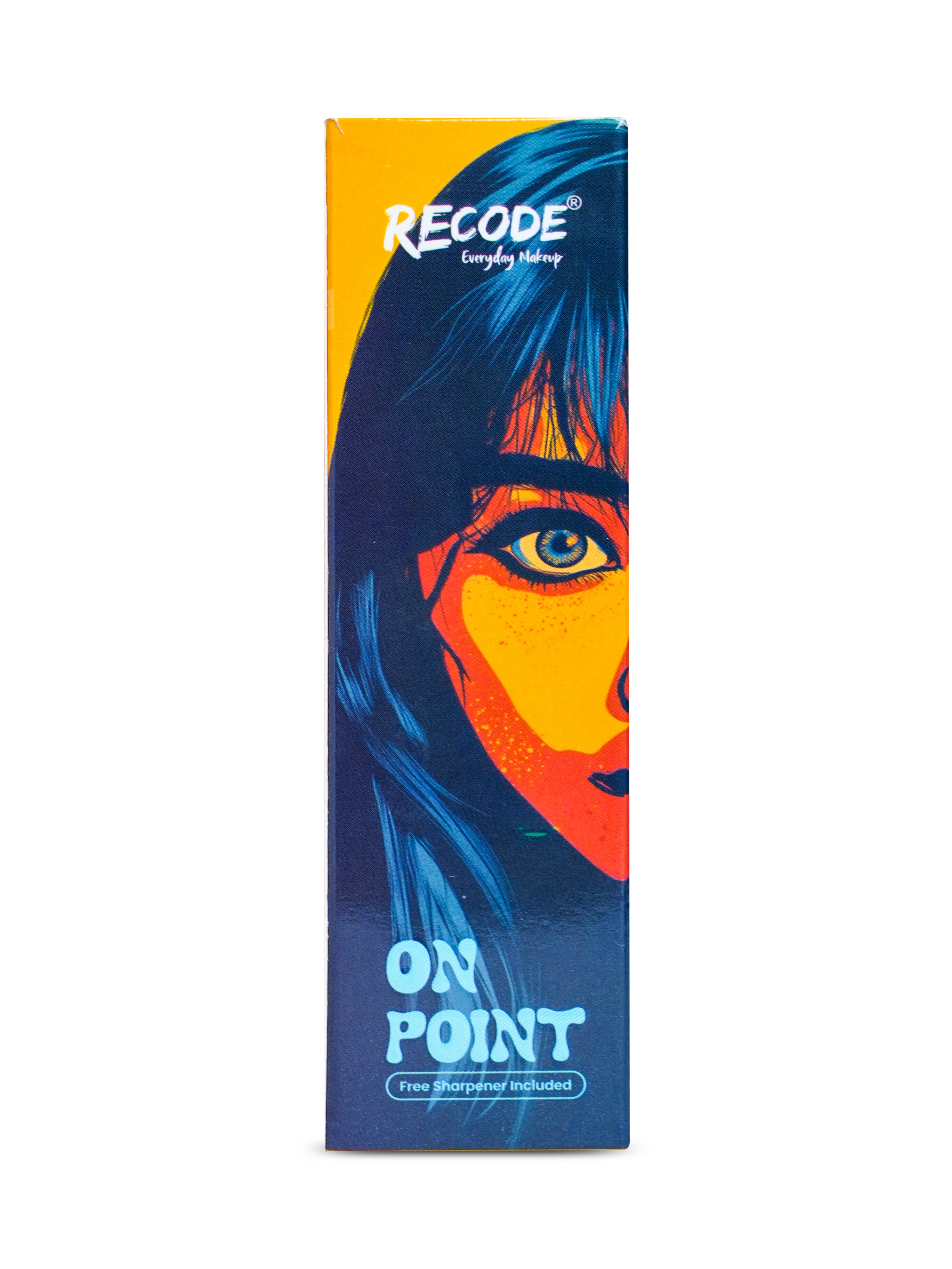 Recode On-Point Kajal With Sharpener — Black