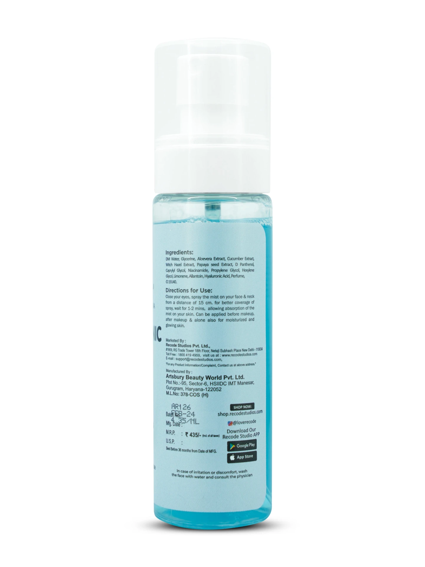Hyaluronic Acid Glow Mist — 100 ml