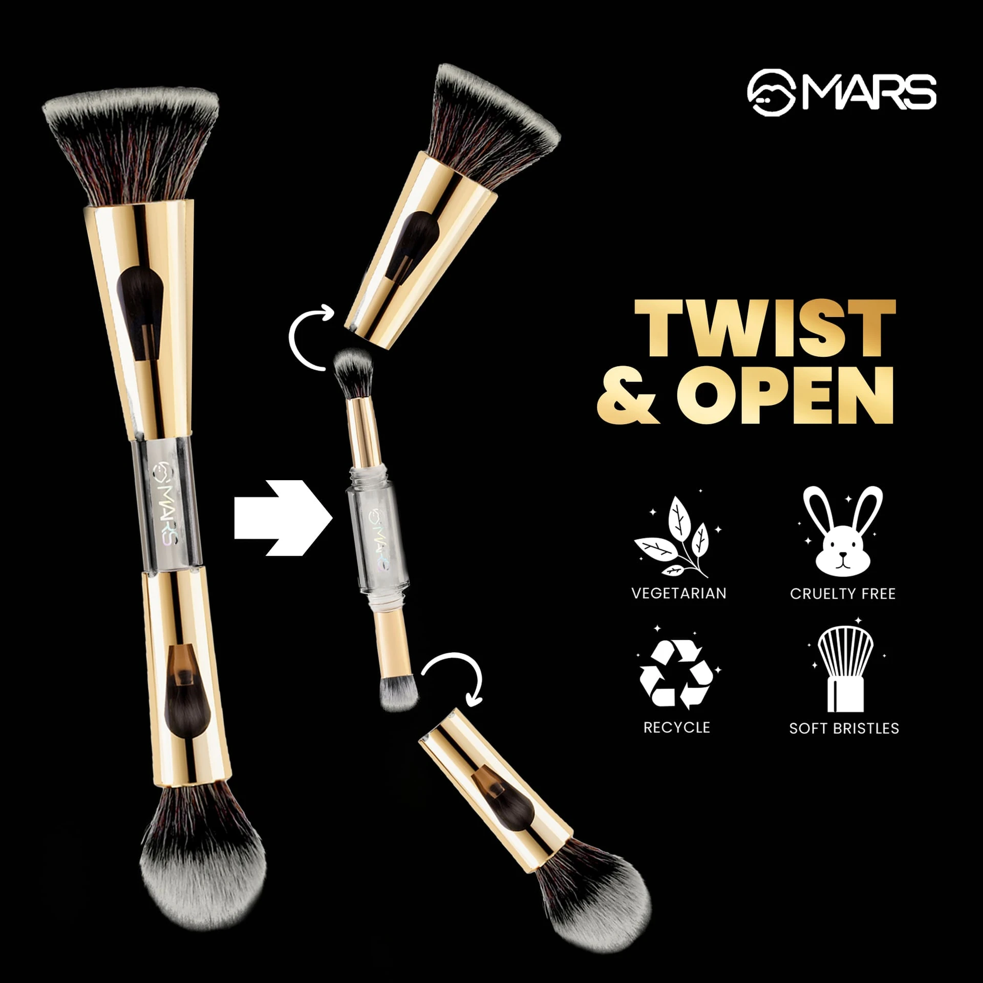 4 in 1 Travel Brush — 4 in 1 / BS03