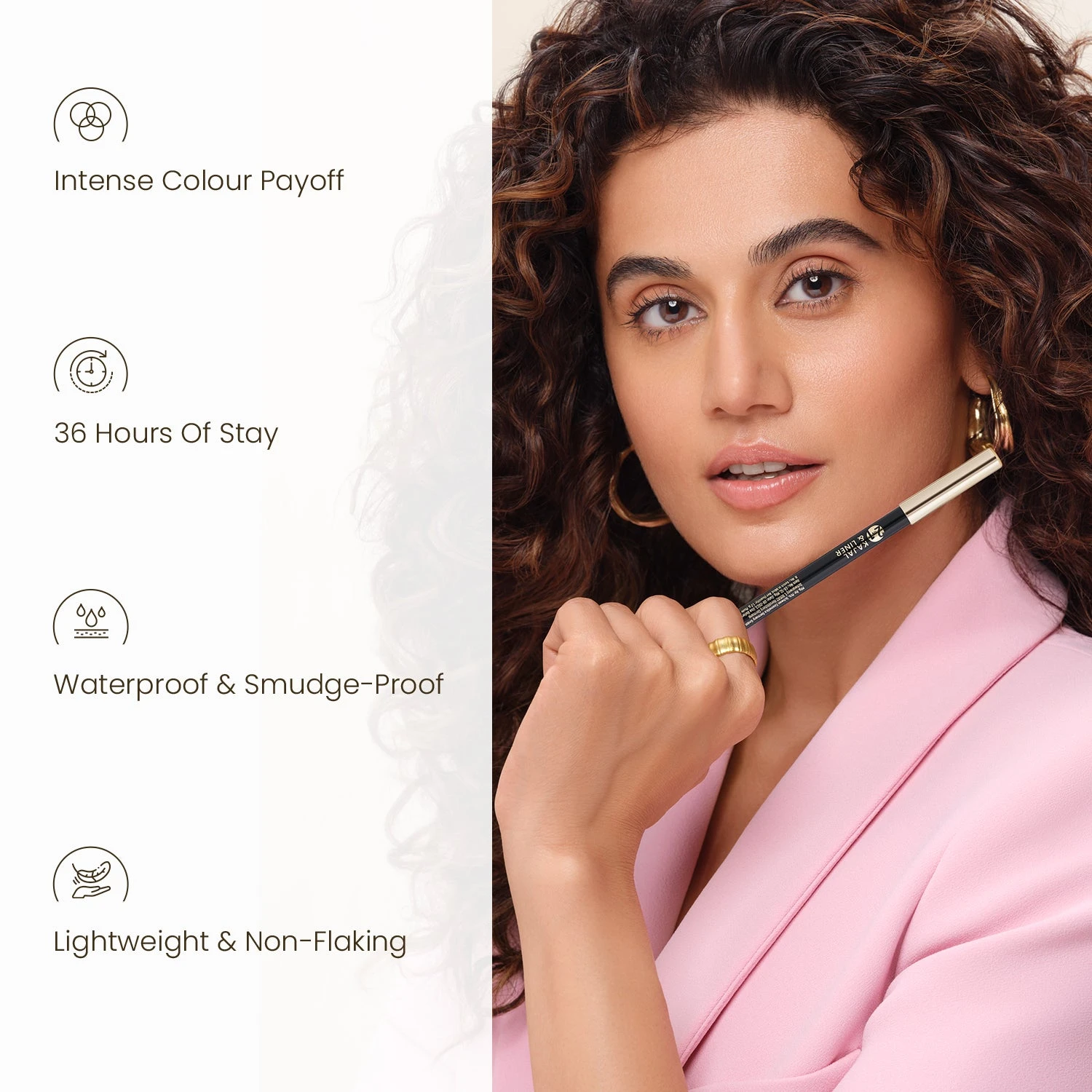 Bold & Black 2-in-1 Kajal & Liner — 1.2 g