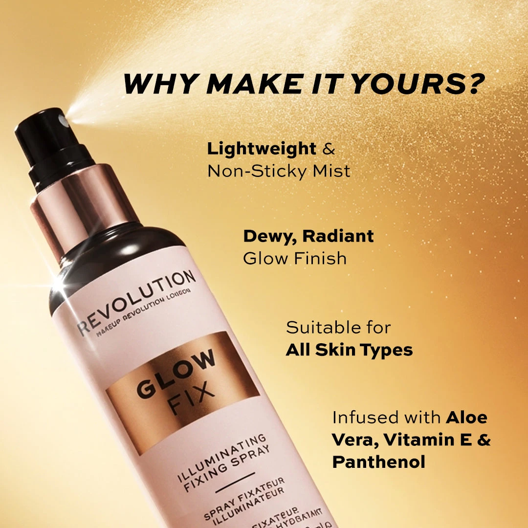Glow Fix Illuminating Fixing Spray — 100 ml