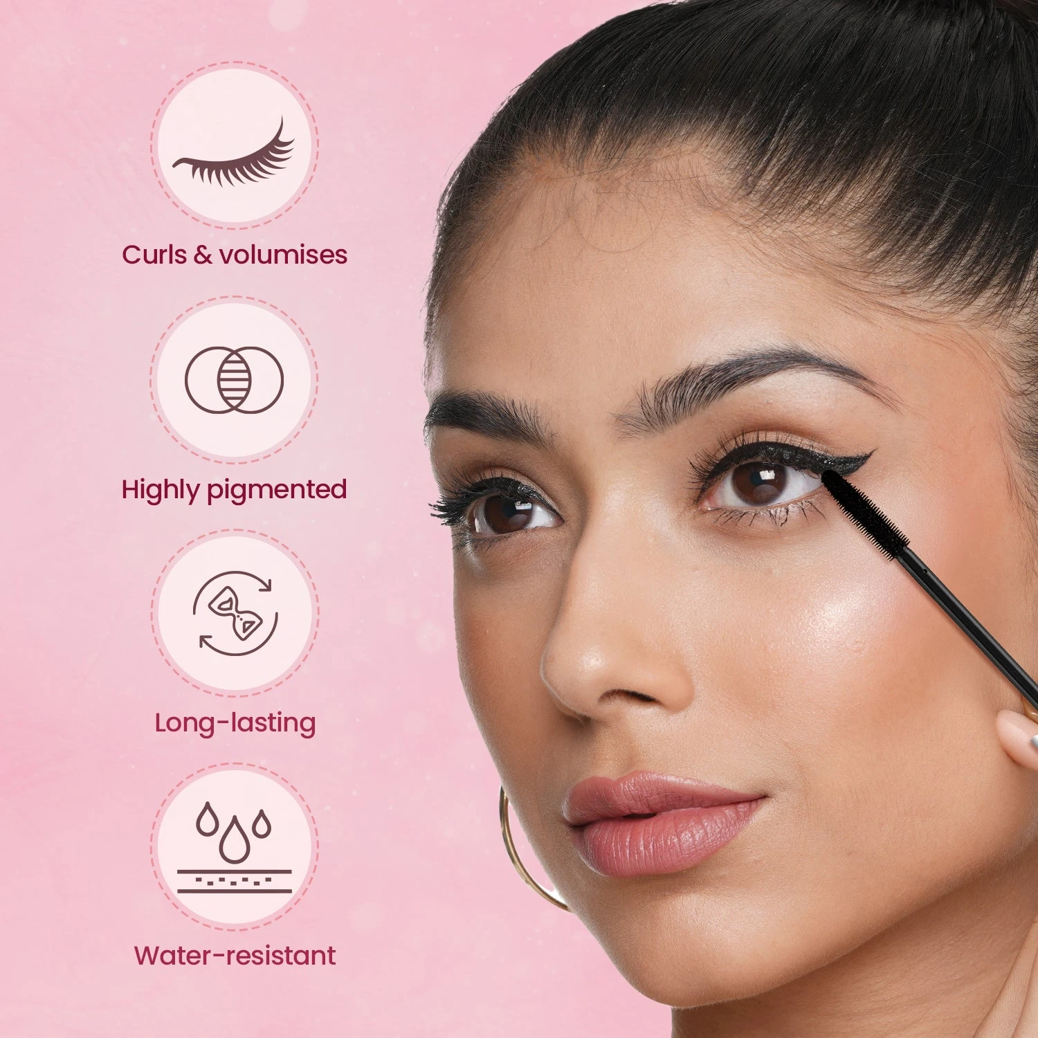 Precision Thickening Long Lash Mascara — Black