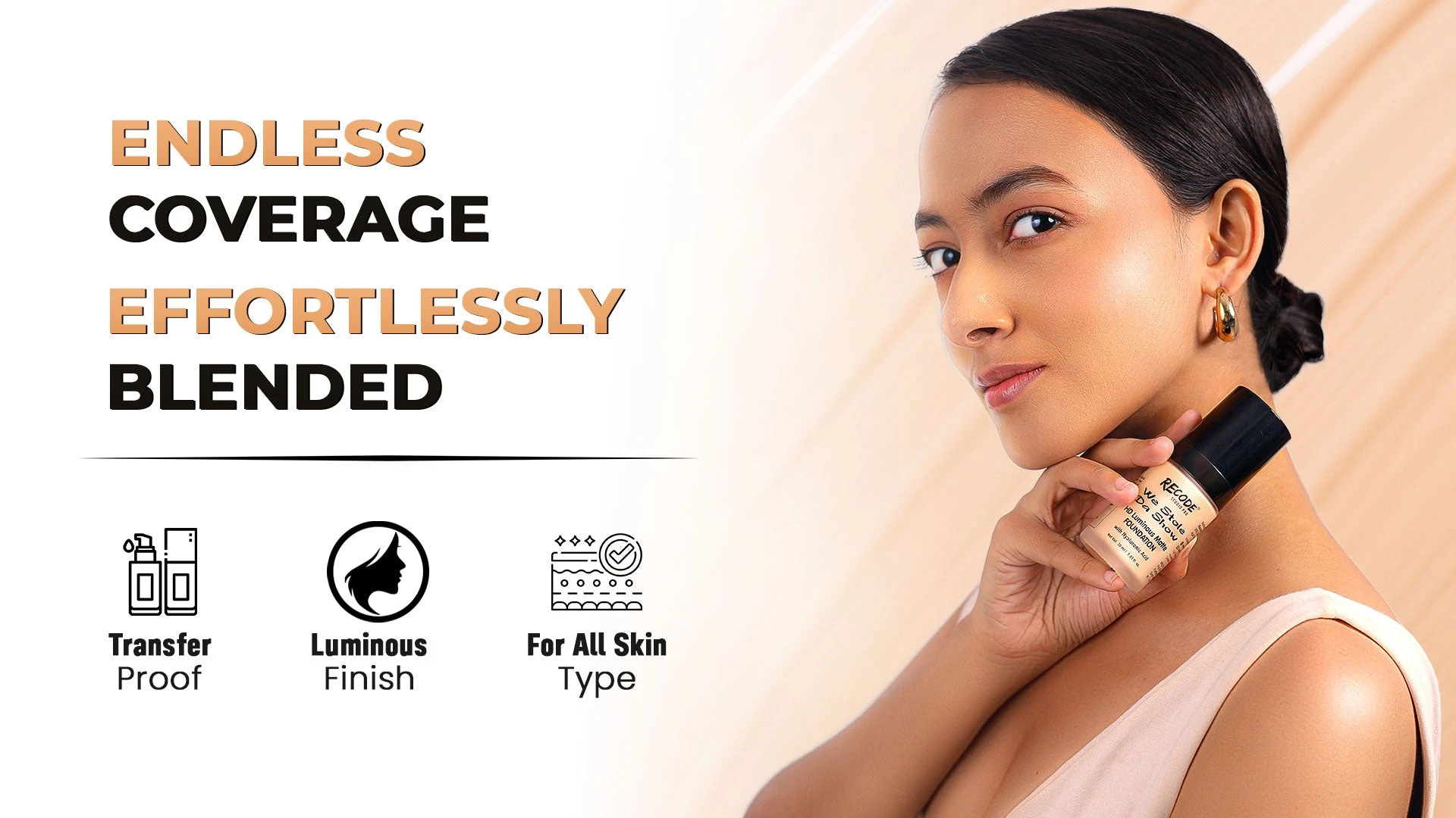 HD Luminous Matte Foundation — 1.01 ALHIND