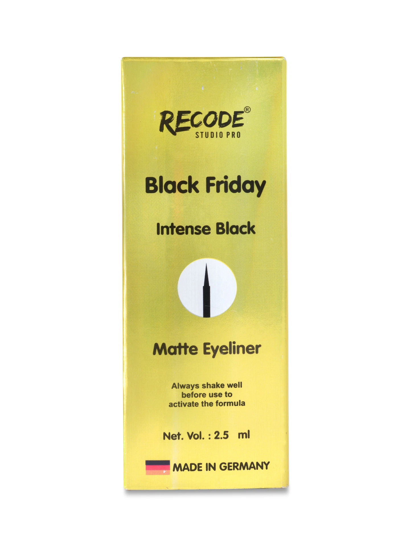 Germany Matte Black Eyeliner Liquid — Black