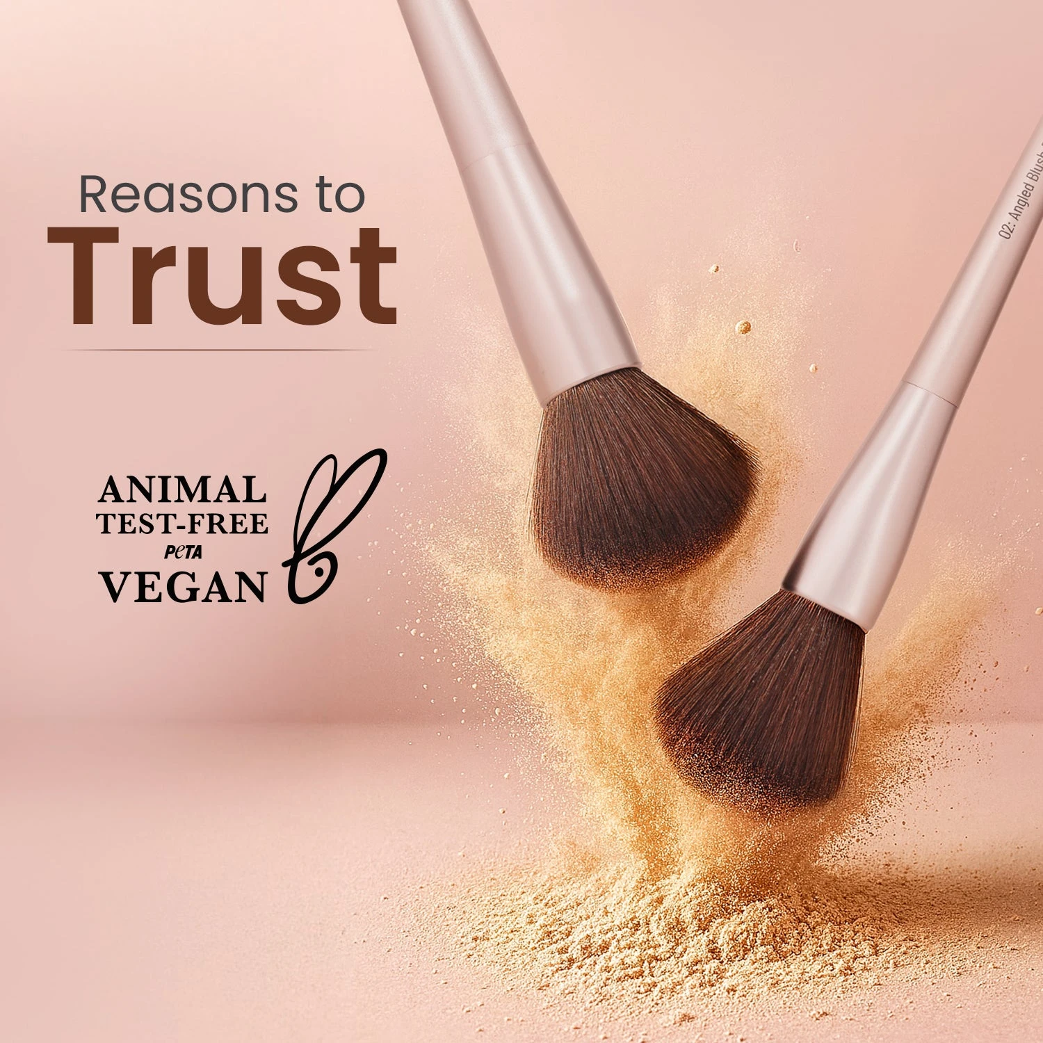 Heartistry Makeup Brush Set — 12 pcs