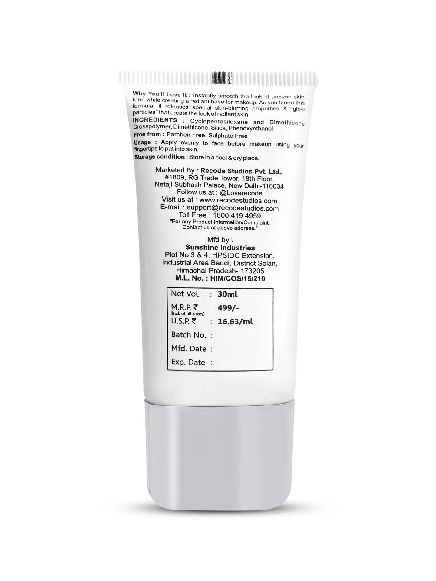 Radiant Primer — 30 ML