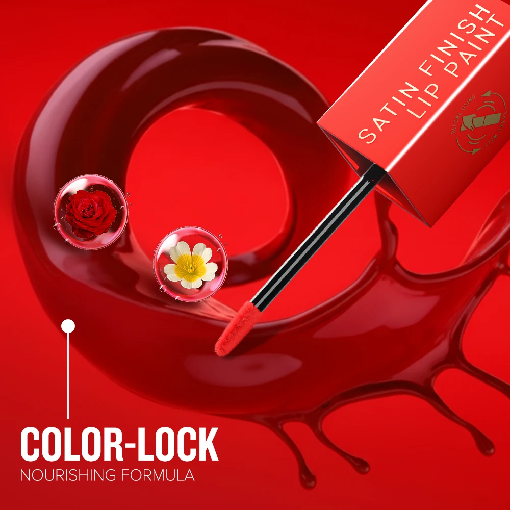 Essentials: Satin Finish Lip Paint — BKS301 Soft Clay