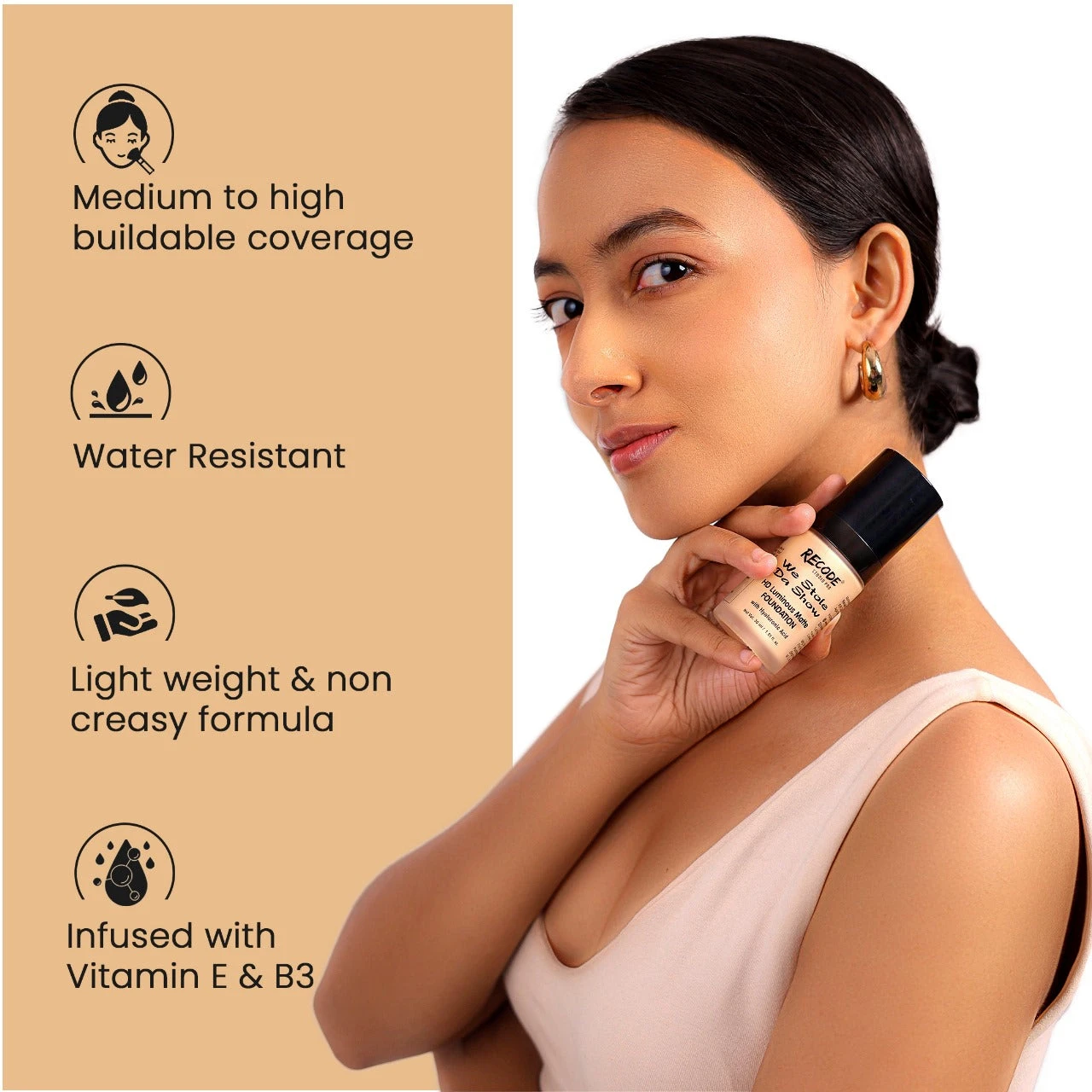 HD Luminous Matte Foundation — 1.01 ALHIND