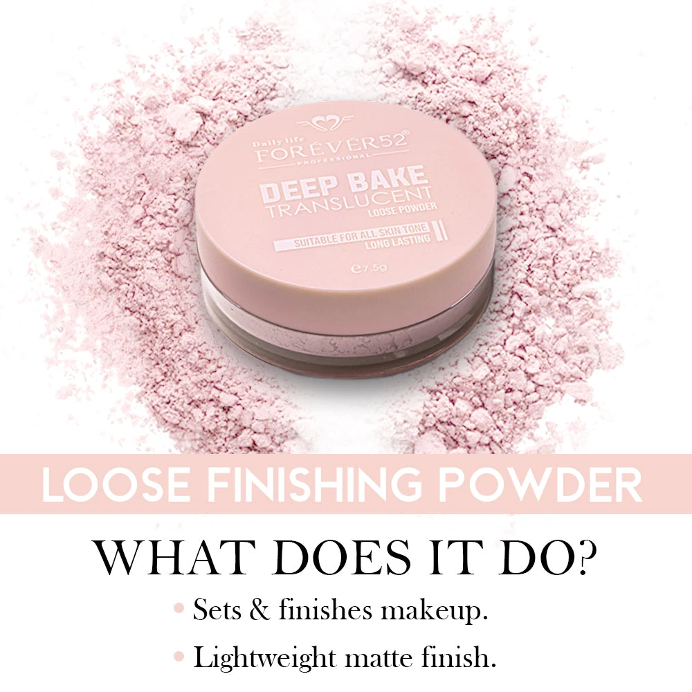 Deep Bake Translucent Matte Loose Powder — GLM007