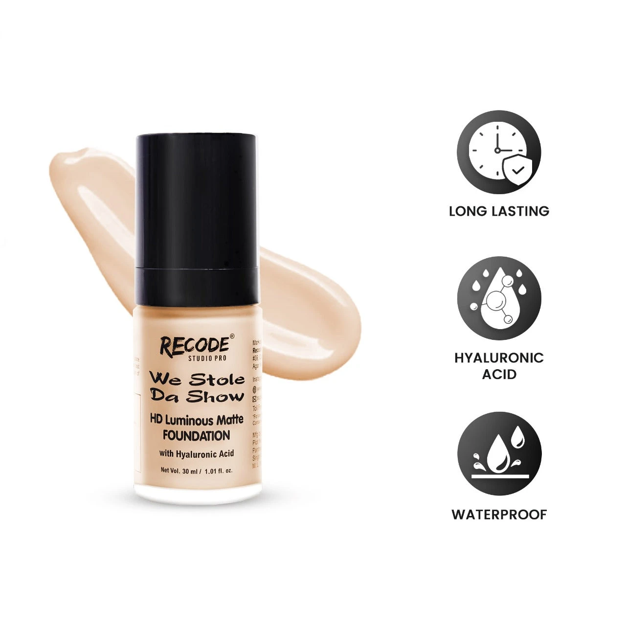 HD Luminous Matte Foundation — 1.01 ALHIND