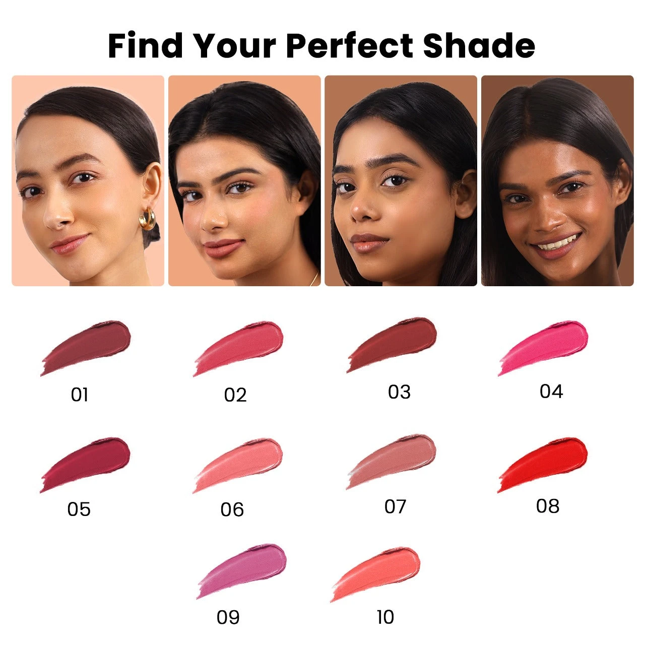 Silky Matte Mini Liquid Lipstick Sets — 10-mini set