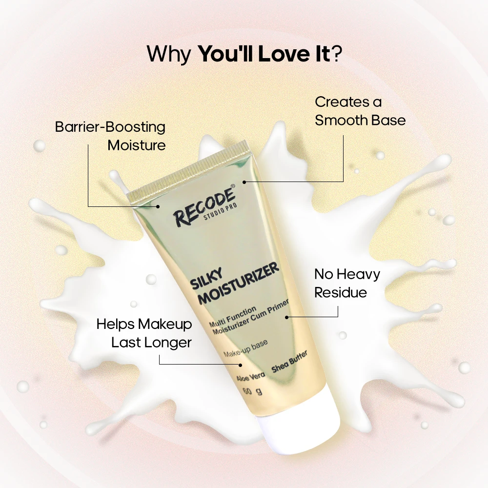 Recode Silky Moisturizer Cum Primer — 60 G