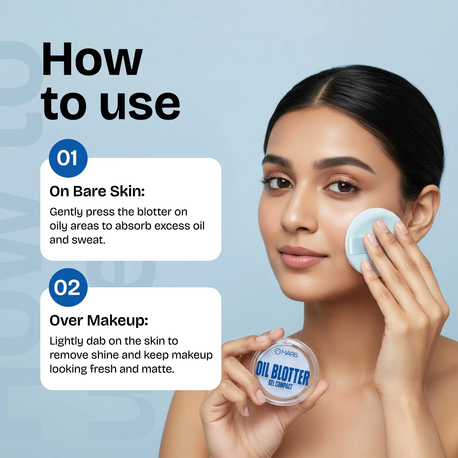 Makeup Setter & Blotter Gel Compact — MB01