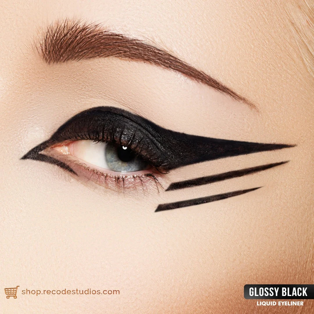 Recode Glossy Eyeliner Black — Black
