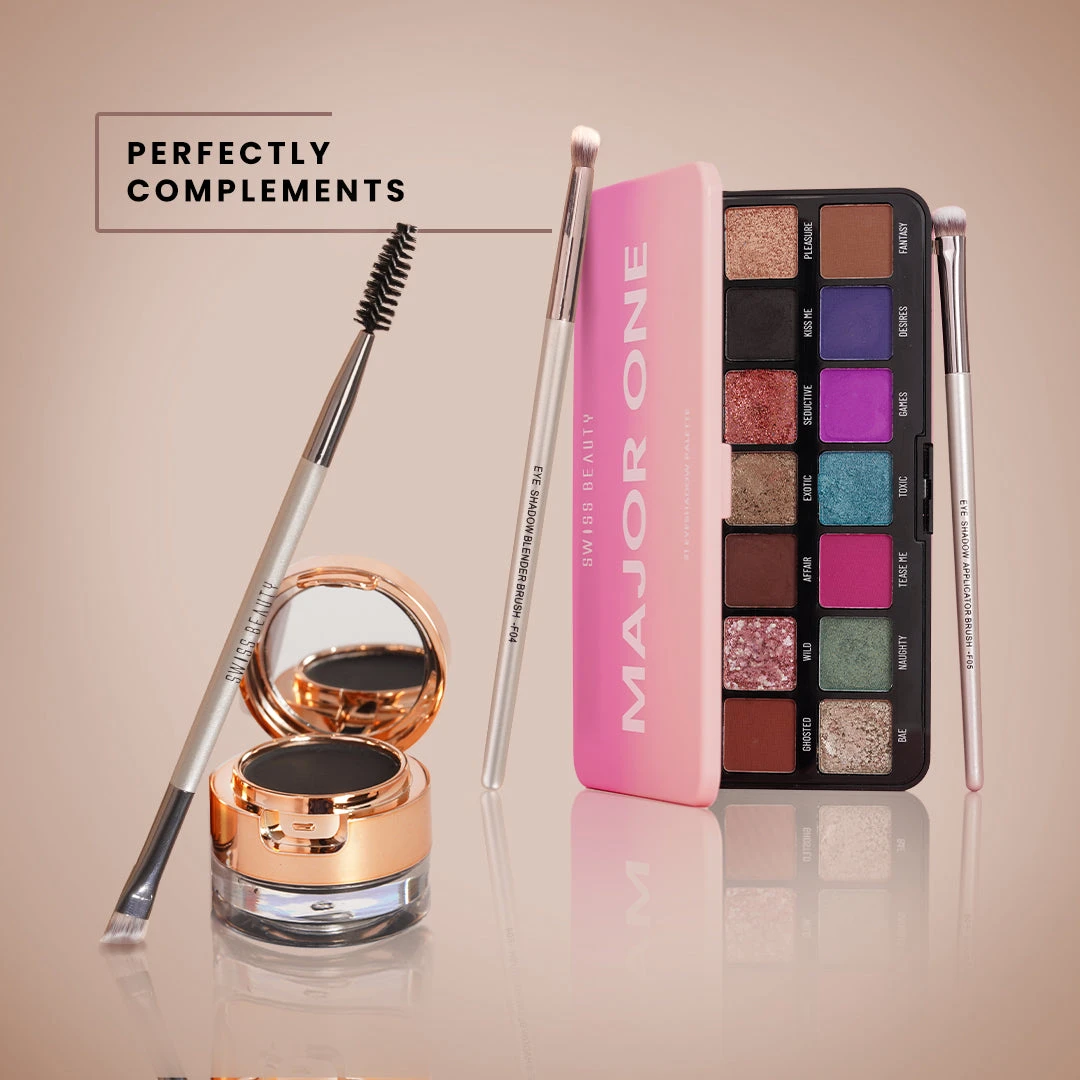 Professional Face & Eye Brush Set — 6 unit