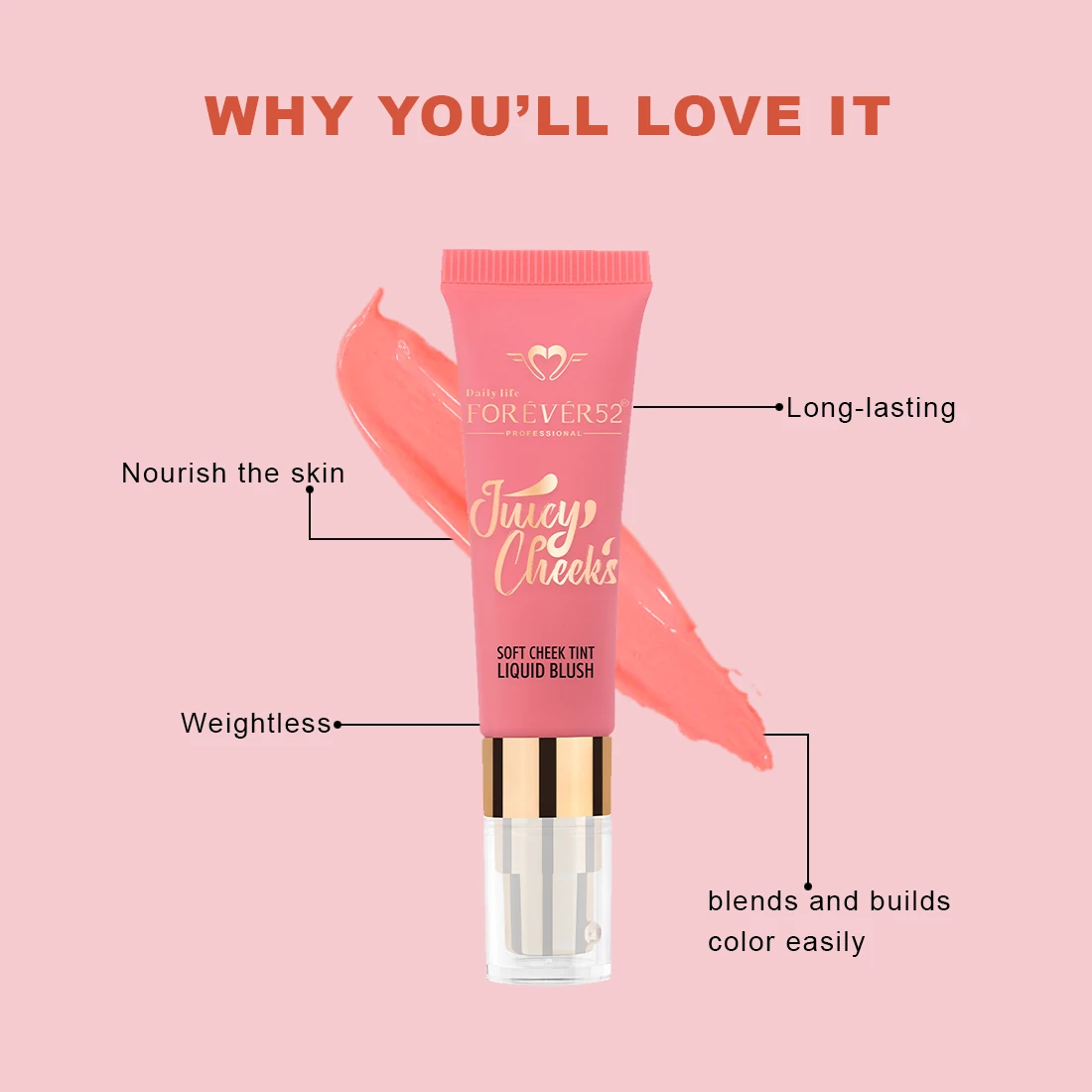 Juicy Cheeks Soft Cheek Liquid Blush — JBC001 Sugar Plum