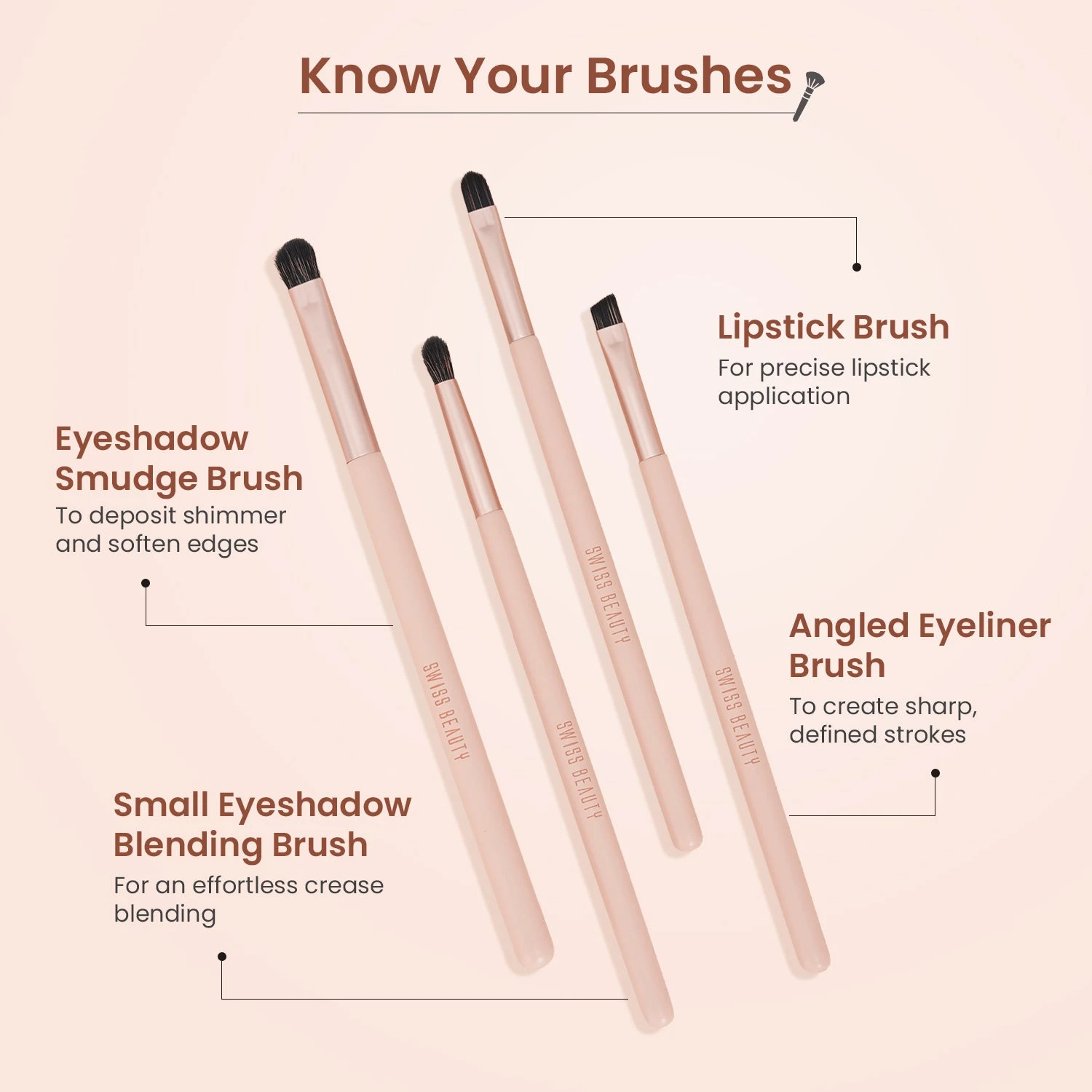 Take Me Anywhere 8-in-1 Brush Set — 8 pcs