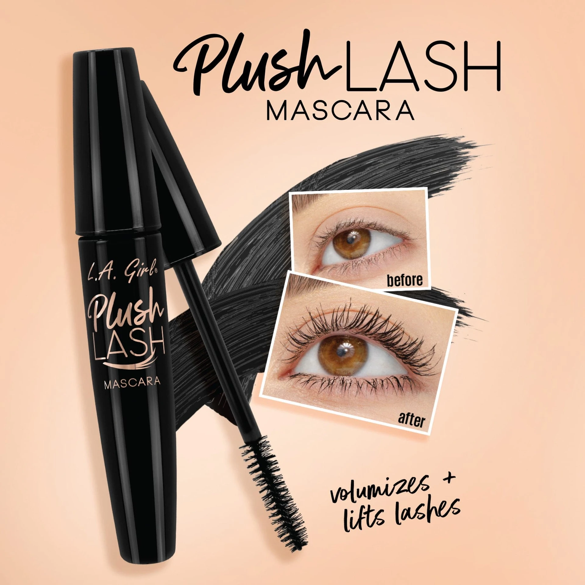 PLUSH LASH MASCARA — GMS658 VELVETY BLACK