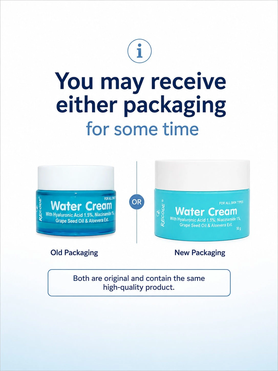 Water Cream — 50 gms