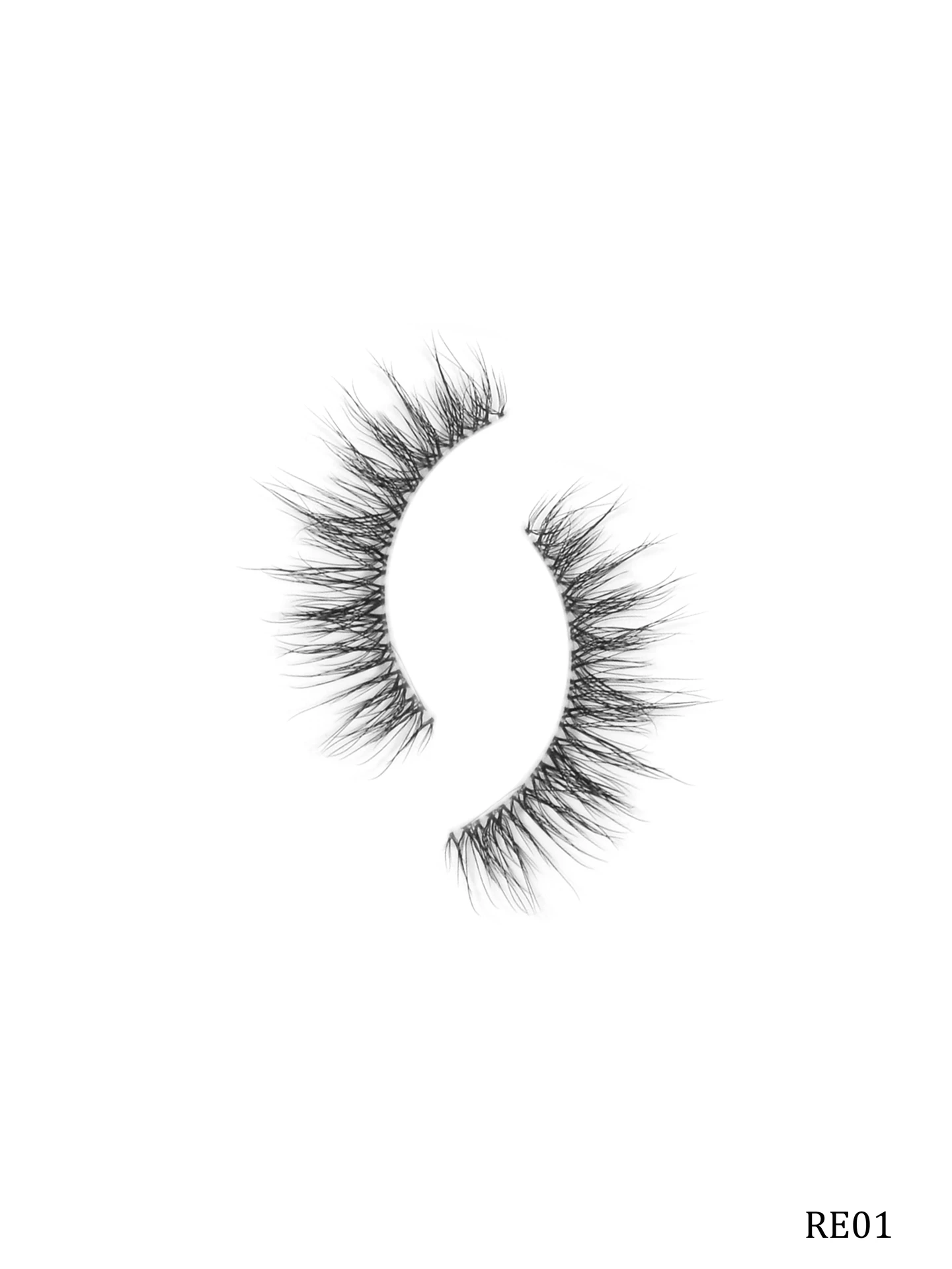 Recode Featherlight Eyelashes - Transparent Band — RE01