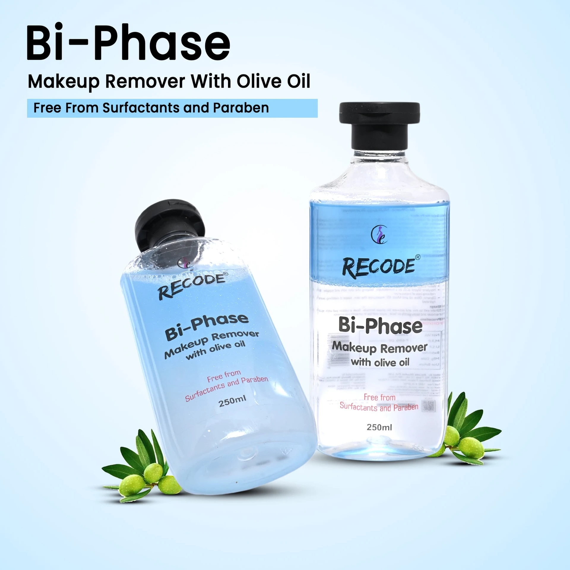 Recode Bi Phase Makeup Remover — 250 ML