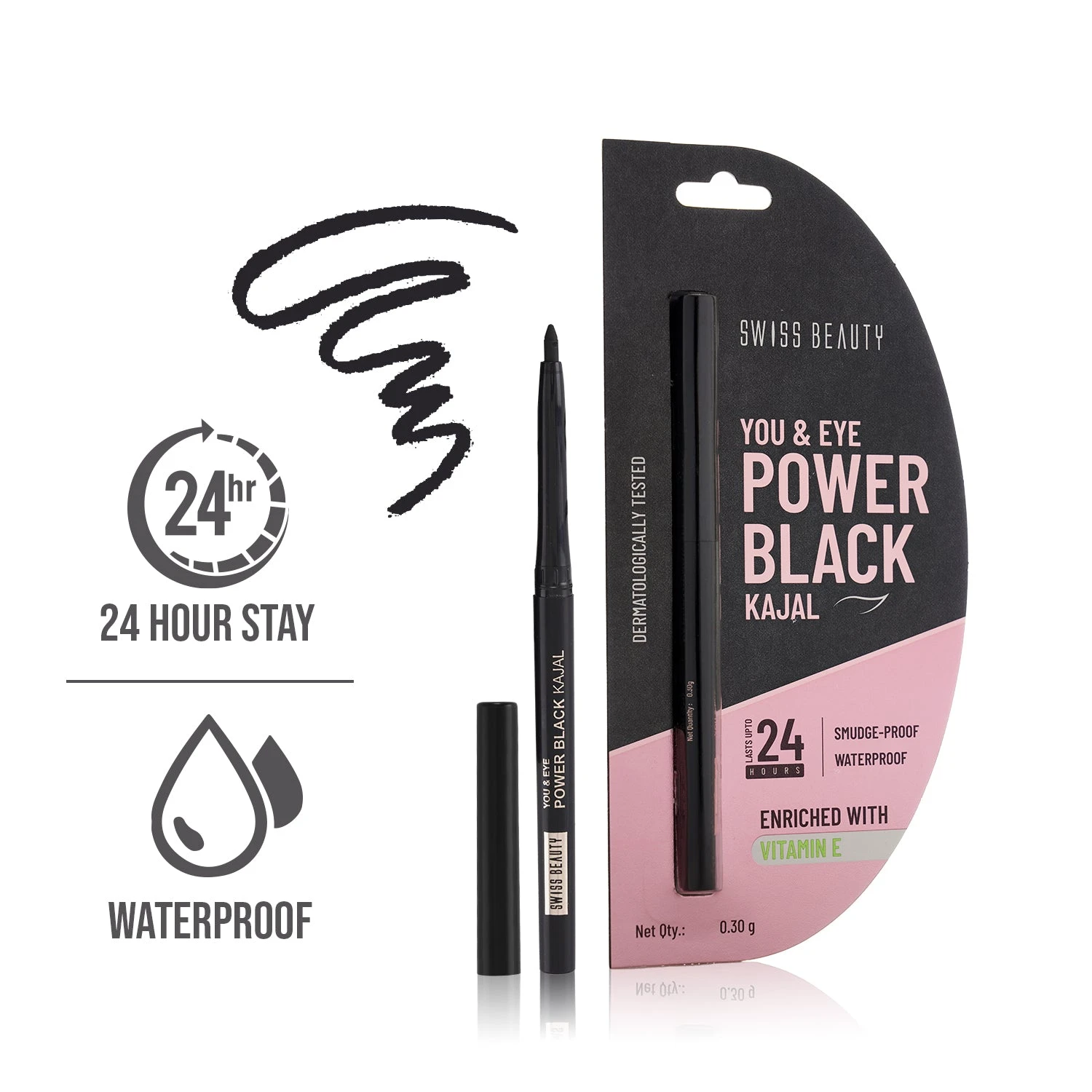 You & Eye Power Black Kajal — 0.30 g