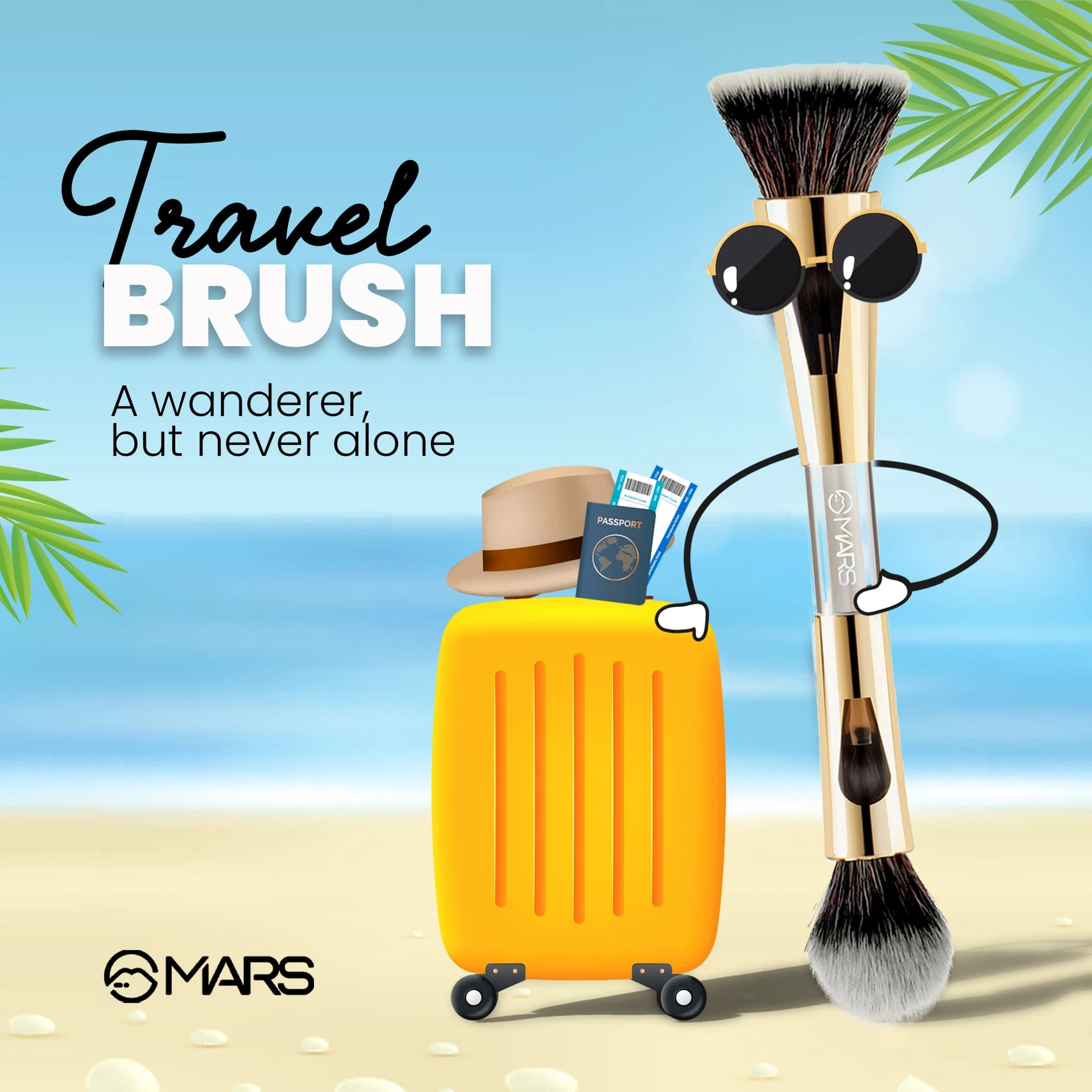 4 in 1 Travel Brush — 4 in 1 / BS03
