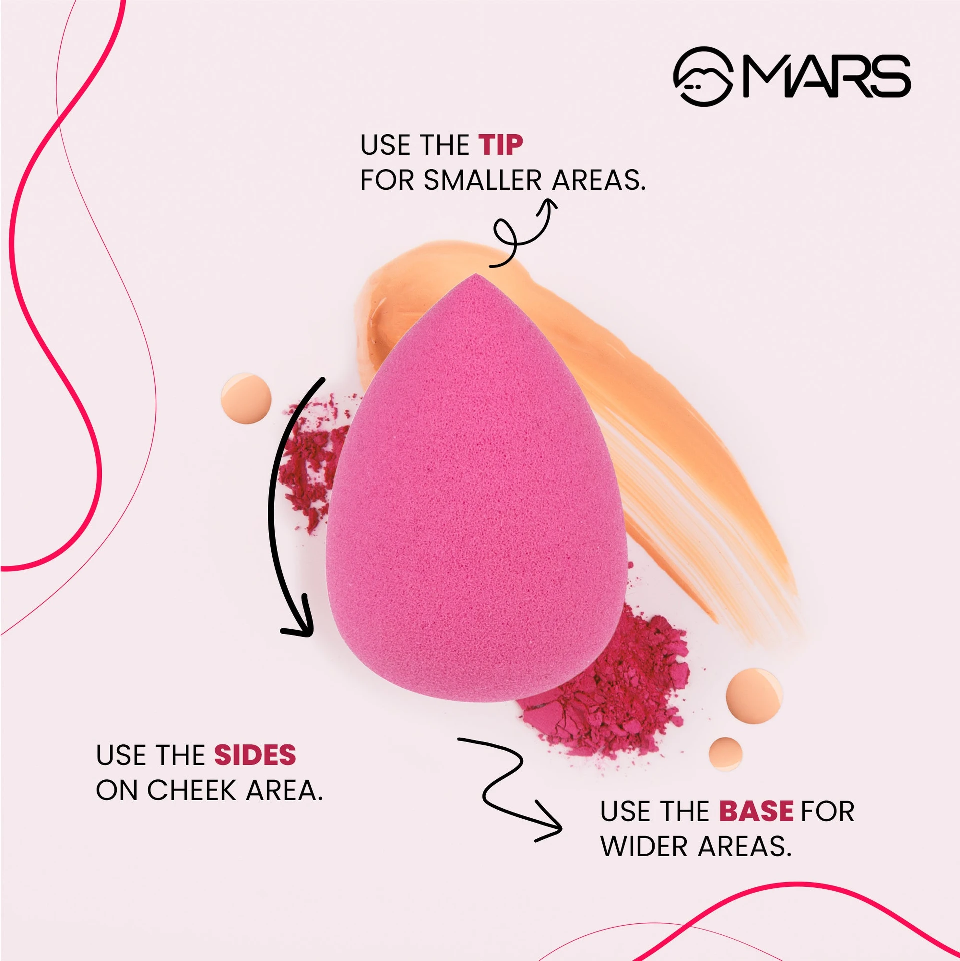 Beauty Blender — 1 PKT - 5 PCS