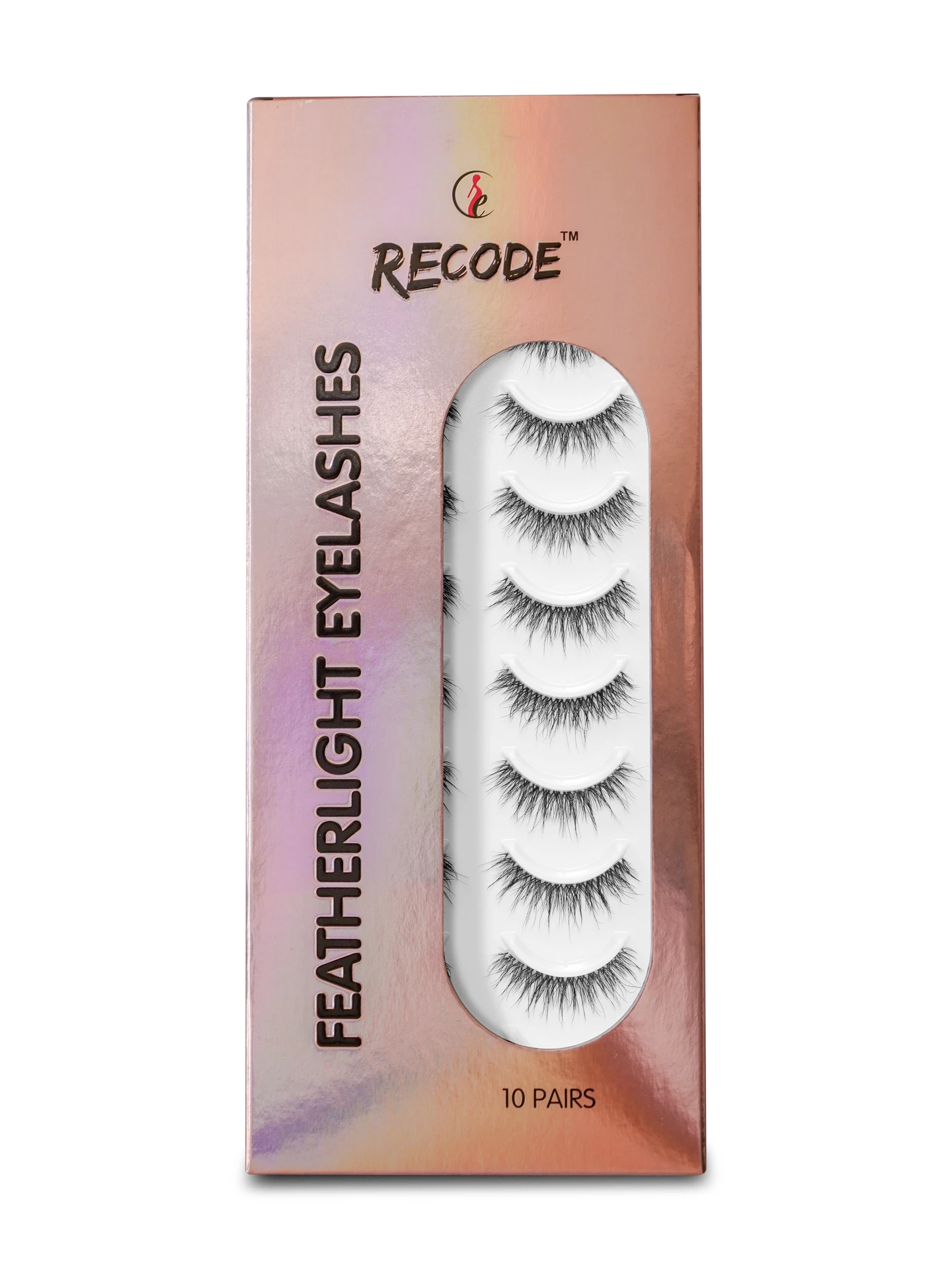 Recode Featherlight Eyelashes - Transparent Band — RE01