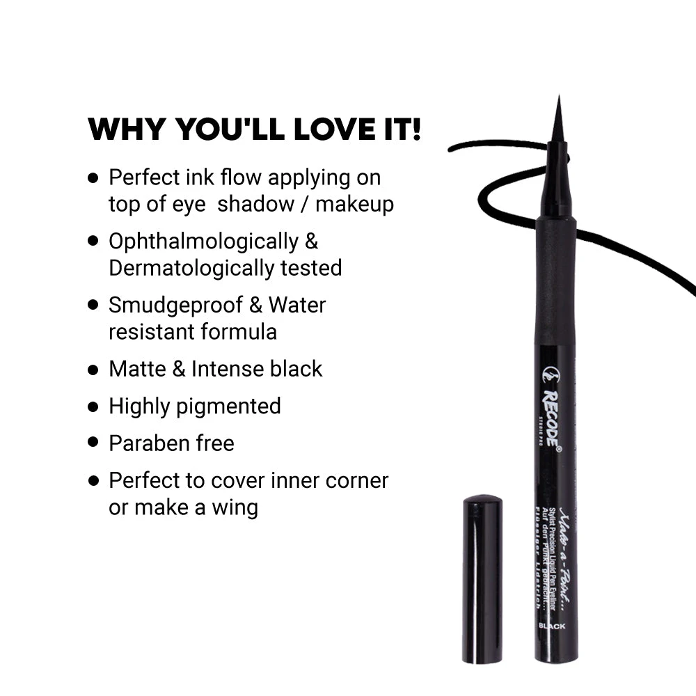 Make a Point Sketch Eyeliner Waterproof & Smudge Proof — Black